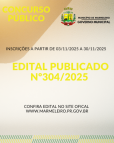 Governo Municipal publica hoje dia 27 de Outubro Edital do Concurso Público.