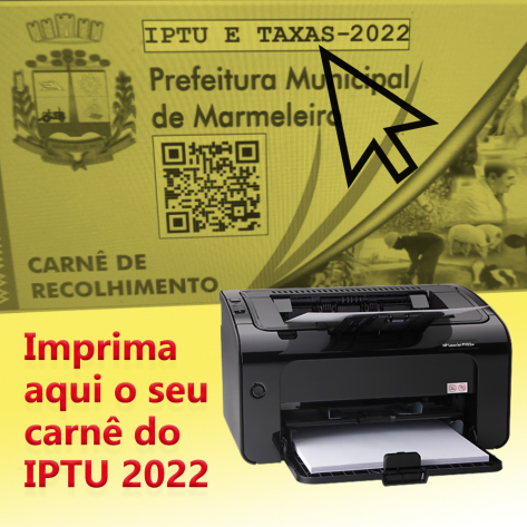 Carnês do IPTU 2022 disponíveis para impressão