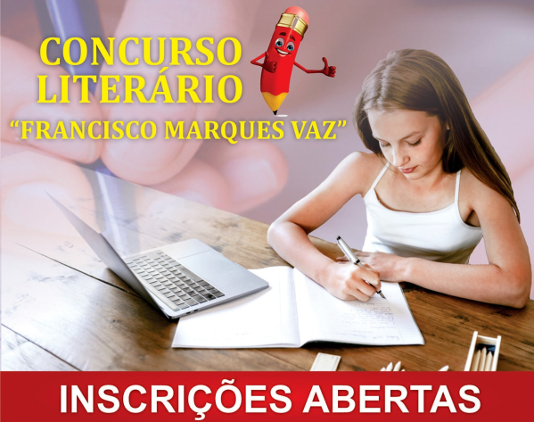 Inscrições Abertas para o Concurso Literário Francisco Marques Vaz