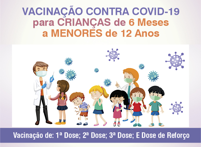 Vacinação Contra COVID-19 para CRIANÇAS