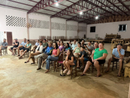 Prefeitura apresenta projeto de ponto turístico religioso à moradores de Linha Gruta