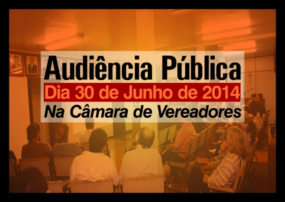 Audiência Pública debaterá investimento para 2015