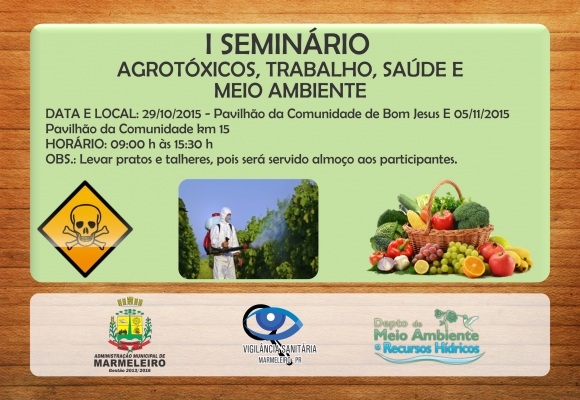 1º Seminário de Agrotóxicos, Trabalho, Saúde e Meio Ambiente