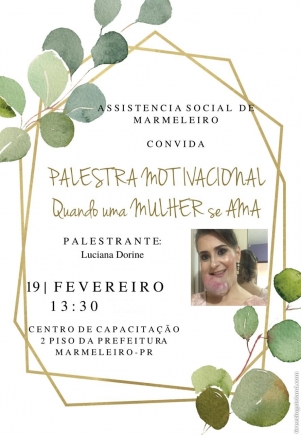 DIA INTERNACIONAL DA MULHER SERÁ LEMBRADO COM PALESTRA 
