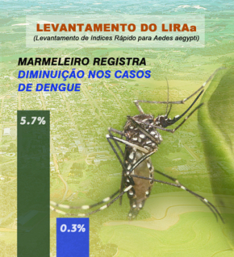 Marmeleiro comemora baixos índices de infestação de Dengue