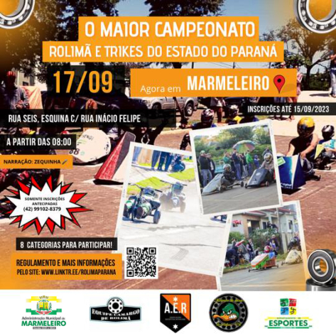 Marmeleiro recebe Maior Campeonato de Rolimã e Trikes do Paraná