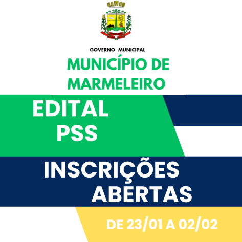 Governo Municipal abre inscrições para o PSS 2025