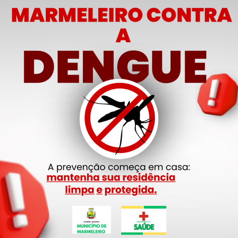 Marmeleiro Registra 2 novos casos de Dengue 