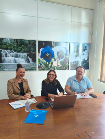 Reunião com SEBRAE e Industria e Comércio de Marmeleiro 