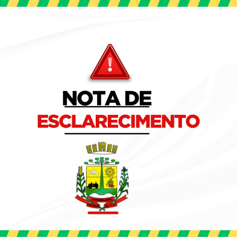 NOTA DE ESCLARECIMENTO SOBRE AS CÂMERAS DE SEGURANÇA 
