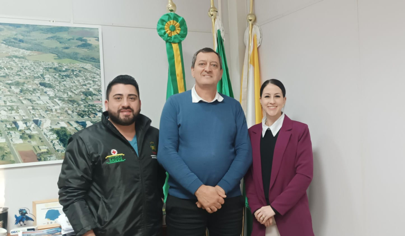 Prefeito Jander Loss recebeu vereadores do União Brasil 